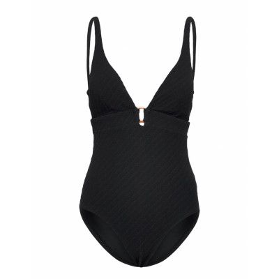 Willow Piece Baddräkt Badkläder Svart Seafolly