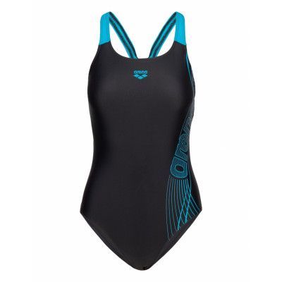 Women's Arena Dreamy Swimsuit Swim Pro Back Sport Swimsuits Svart Arena