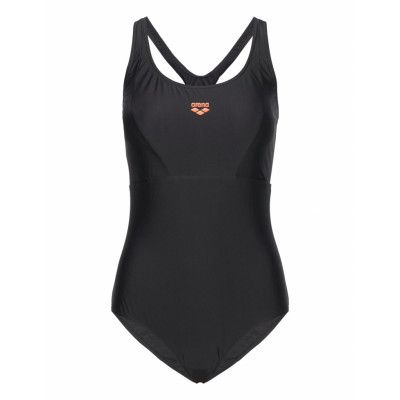 Women's Arena Solid Swimsuit Control Pro Back Plus Sport Swimsuits Svart Arena