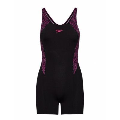 Womens Hyper Boom Splice Legsuit Baddräkt Badkläder Lila Speedo