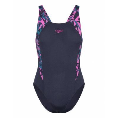 Speedo Womens Hyper Boom Splice Muscleback Marinblå