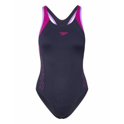 Womens Hyperboom Flyback Sport Swimsuits Purple Speedo