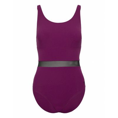 Womens Speedo Shaping Luniaglow 1 Piece Sport Swimsuits Purple Speedo