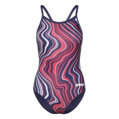 Women's Swimsuit Lightdrop Back Sport Swimsuits Navy Arena