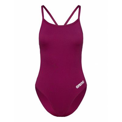 Women's Team Swimsuit Challenge *Villkorat Erbjudande Baddräkt Badkläder Vinröd Arena