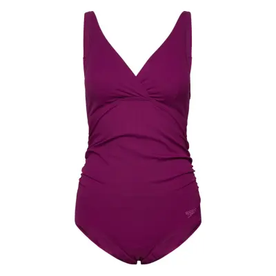 Speedo Womens V Neck Maternity U Back Lila