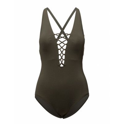 X-Back 1pcs Baddräkt Badkläder Svart Michael Kors Swimwear