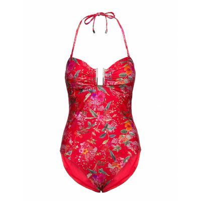 Yuliiaa Baddräkt Badkläder Röd Ted Baker