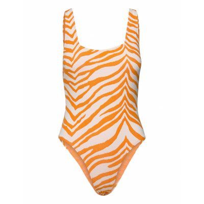 Zecora Ella Swimsuit *Villkorat Erbjudande Baddräkt Badkläder Orange Becksöndergaard