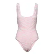 Zecora Ella Swimsuit Baddräkt Badkläder Rosa Becksöndergaard