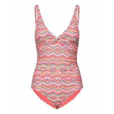 Panos Emporio Zigzag Simi Swimsuit Rosa