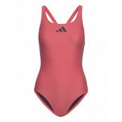 3 Bars Suit Sport Swimsuits Red Adidas Performance