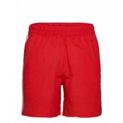 3 Stripe Swims Badshorts Röd Adidas Originals