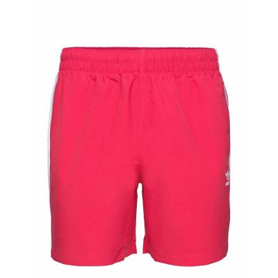 3 Stripe Swims Badshorts Röd Adidas Originals