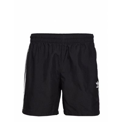 3 Stripe Swims Badshorts Svart Adidas Originals