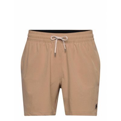 Polo Ralph Lauren 5.75-Inch Traveler Classic Swim Trunk Beige