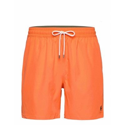 5.75-Inch Traveler Classic Swim Trunk Badshorts Orange Polo Ralph Lauren