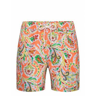Polo Ralph Lauren 5.75-Inch Traveler Classic Swim Trunk Orange