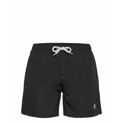 6203122, Shorts - Reg. Hector Trunk Badshorts Svart Solid