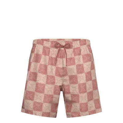 Abercrombie & Fitch Anf Mens Swim - Pink - L