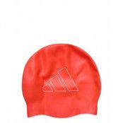 Adult Logo Cap Sport Sports Equipment Swimming Accessories Red Adidas Performance