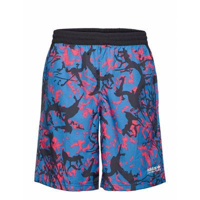 Adventure Archive Printed Woven Shorts Badshorts Blå Adidas Originals