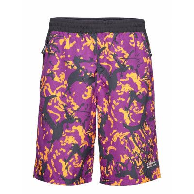 Adventure Archive Printed Woven Shorts Badshorts Rosa Adidas Originals