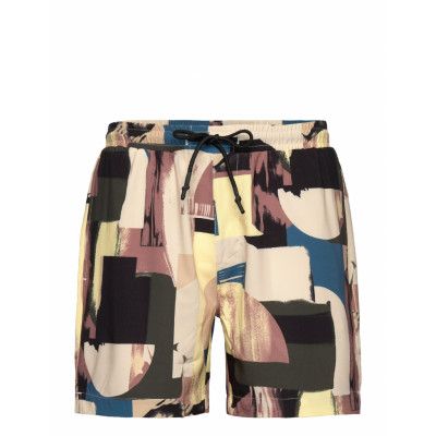 Anerkjendt Akshark Aop Swimshorts Brun