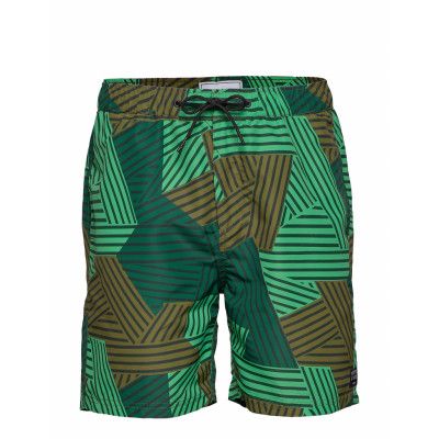 All Over Printed Swimshort Badshorts Grön Scotch & Soda
