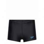 Plastisol Placement Aquashort Badshorts Svart Speedo