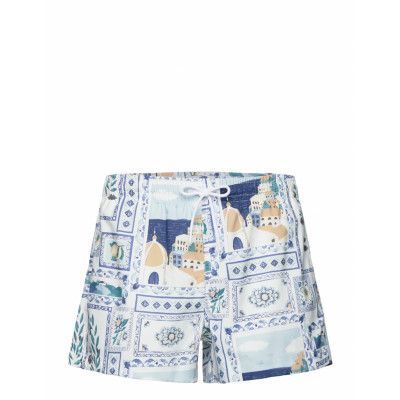 Anf Mens Swim Badshorts Blå *Villkorat Erbjudande Abercrombie & Fitch