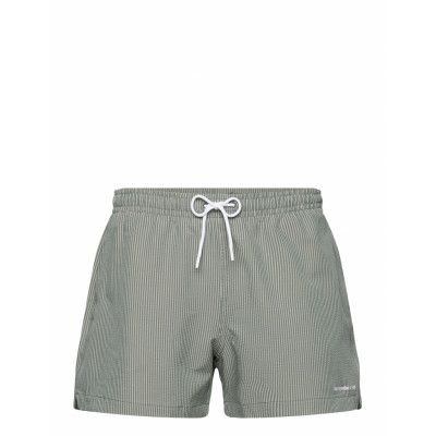 Anf Mens Swim Badshorts Khaki Green Abercrombie & Fitch