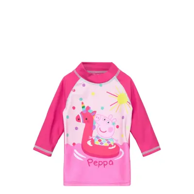 Anti Uv Rash Shirt Swimwear Uv Clothing Uv Tops Pink Gurli Gris