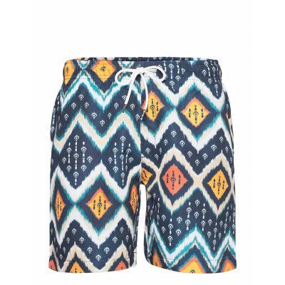 Aop Swimshorts Badshorts Multi/mönstrad Lindbergh