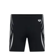 Arena Men's Arena Poseidonia Swim Mid Jammer Navy-Water - Black - 80