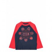 Babygap | Marvel 100% Recycled Printed Swim Rashguard Tops T-shirts Long-sleeved T-shirts Multi/patterned GAP