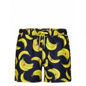 Banana Swim Shorts Badshorts Marinblå *Villkorat Erbjudande Happy Socks