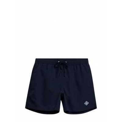 Banks Solid Swim Trunks Badshorts Marinblå J. Lindeberg