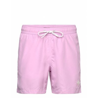 J. Lindeberg Banks Solid Swim Trunks Rosa