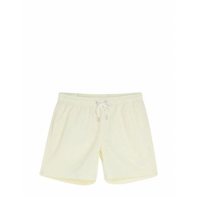 Banks Solid Swim Trunks Designers Shorts Yellow J. Lindeberg