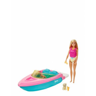 Doll And Boat Toys Dolls & Accessories Dolls Multi/patterned Barbie