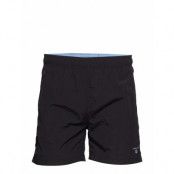 Basic Swimshorts Classic Fit Badshorts Svart GANT