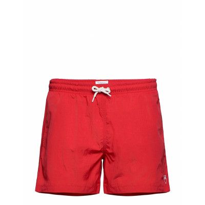 Bay Swimshorts - Vegan Badshorts Röd Knowledge Cotton Apparel