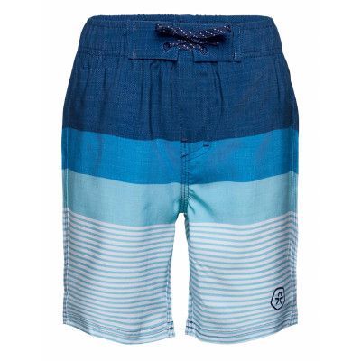 Beach Shorts Aop Badshorts Blå Color Kids