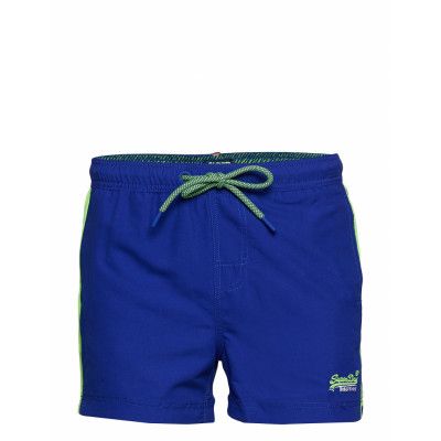 Beach Volley Swim Short Badshorts Blå Superdry