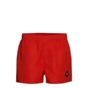 Beachshorts Badshorts Röd Bula