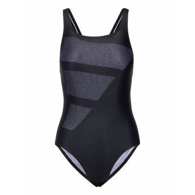 Big Bars Suit Sport Swimsuits Black Adidas Performance