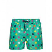 Big Dot Swim Shorts Badshorts Grön Happy Socks