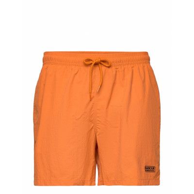 B.intl Small Logo Swim Badshorts Orange Barbour