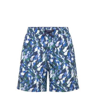 Björn Borg Borg Print Swim Shorts Blå